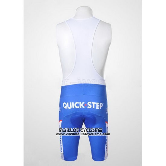 2010 Maillot Ciclismo Quick Step Floor Lider Rouge et Blanc Manches Courtes et Cuissard